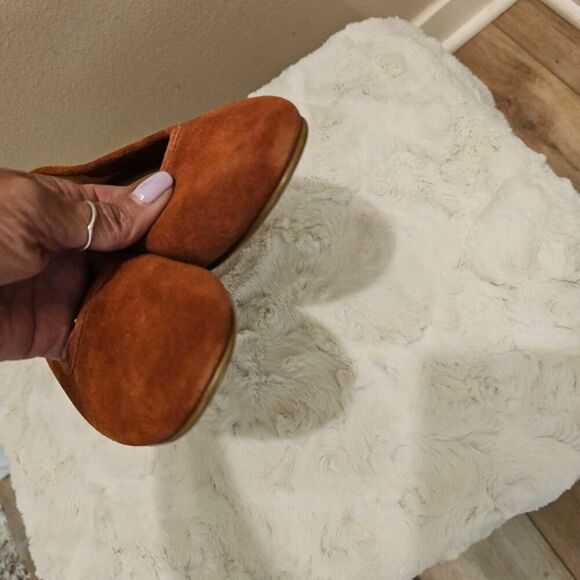 Anthropologie Soludos Juliette Suede Round Heel Flats Size 6.5 - Picture 4 of 10
